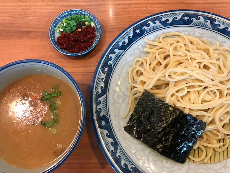 浜屋 五反田店　「えび辛しつけ麺」