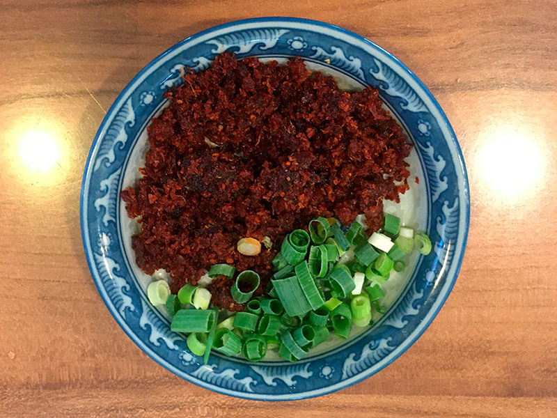 浜屋 五反田店　 「えび辛しつけ麺」